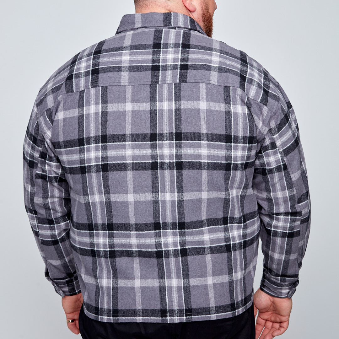 Boxy Fit Flannel Shirt