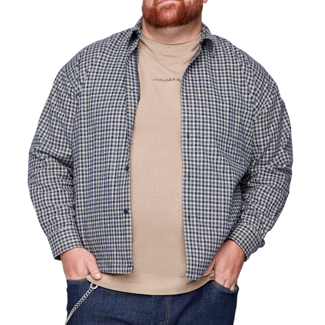 Boxy Fit Flannel Shirt