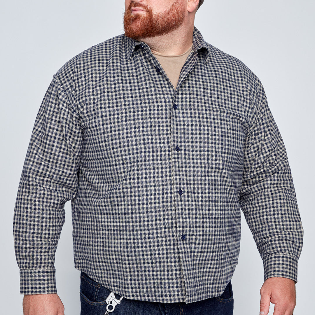 Boxy Fit Flannel Shirt