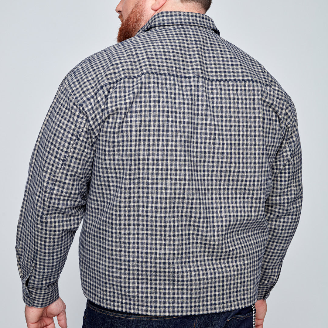 Boxy Fit Flannel Shirt