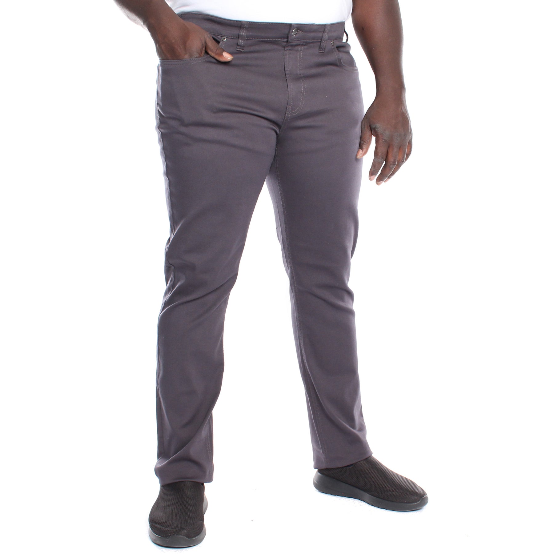 Pantalon extensible, taille régulière