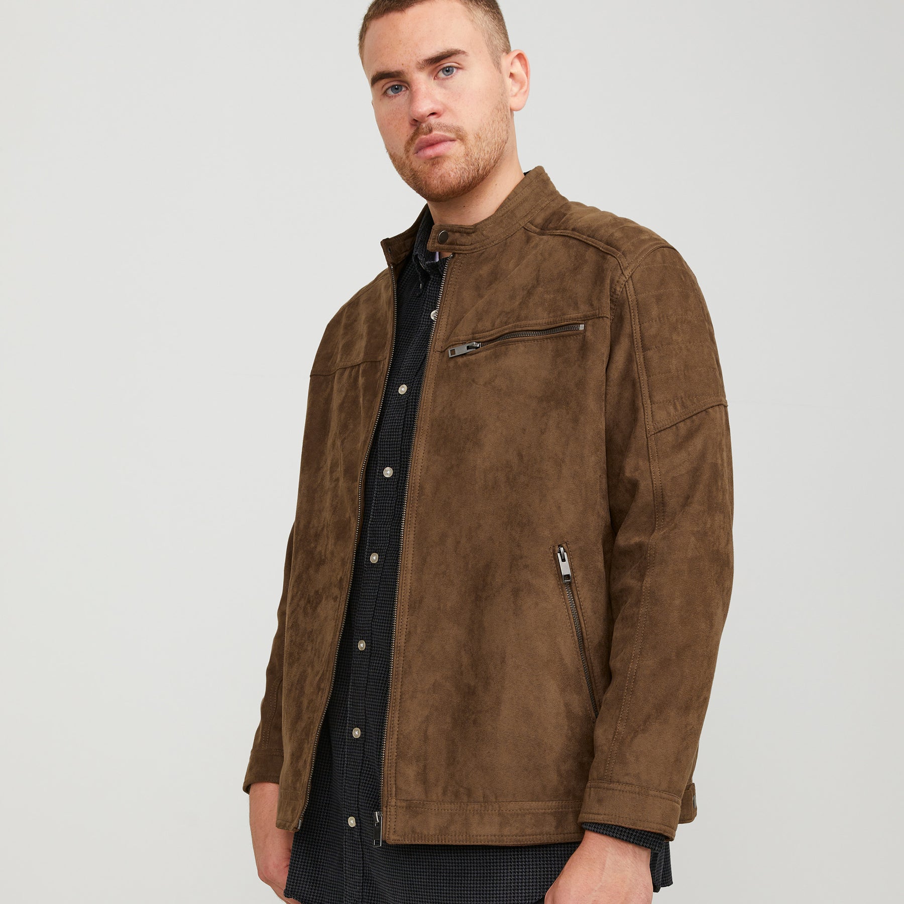 Manteau en suédine