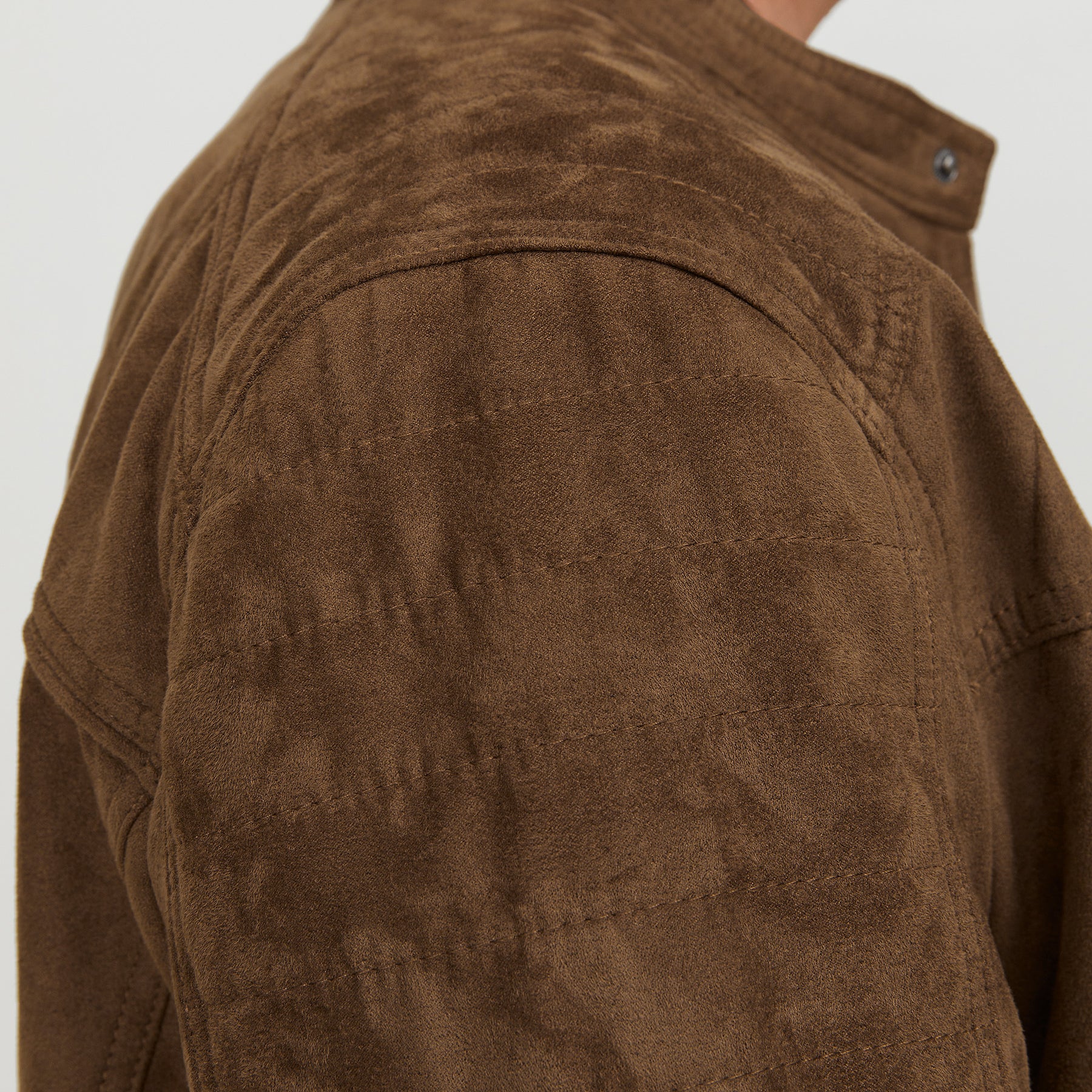 Manteau en suédine