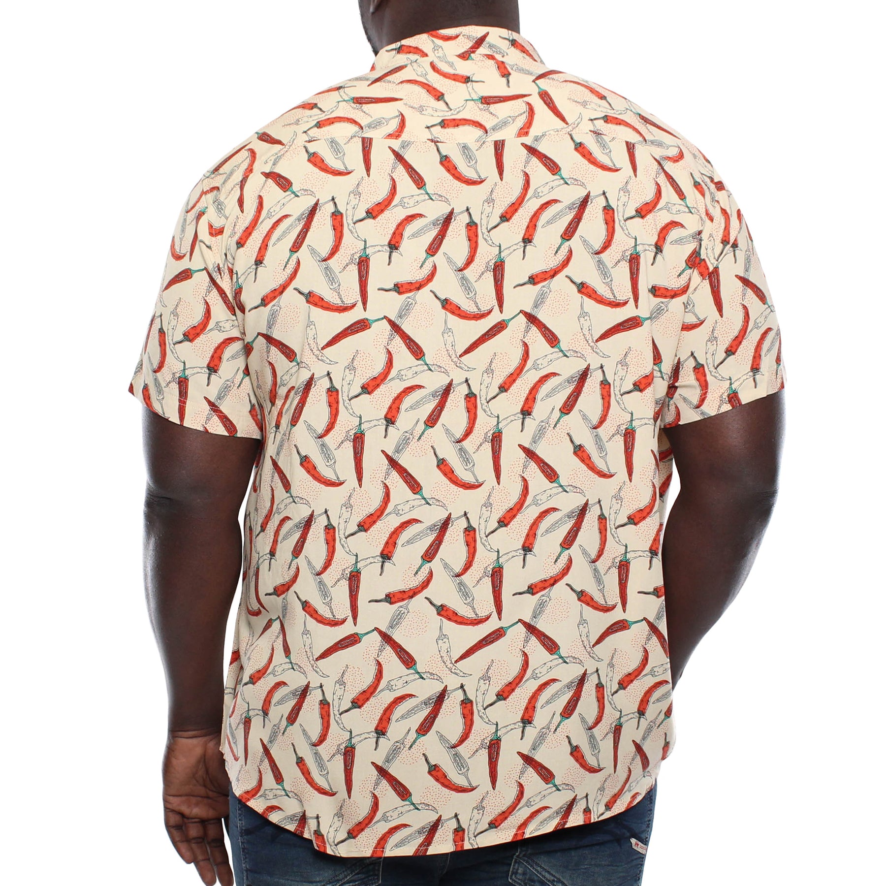Chemise, motif de piments