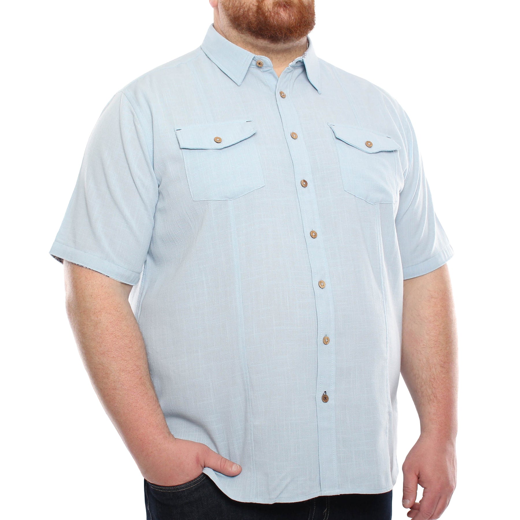 Chemise effet lin