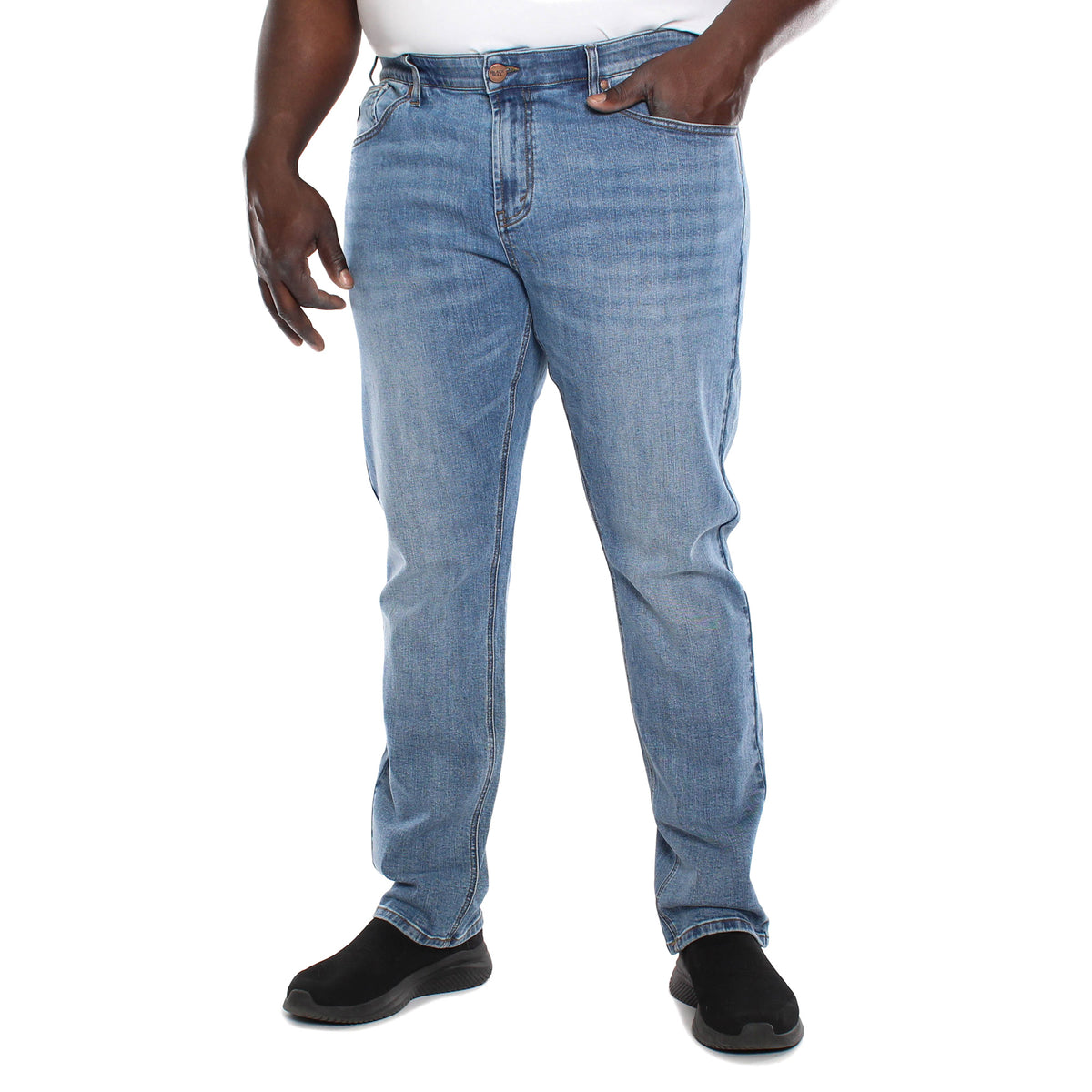 Jean extensible, taille basse