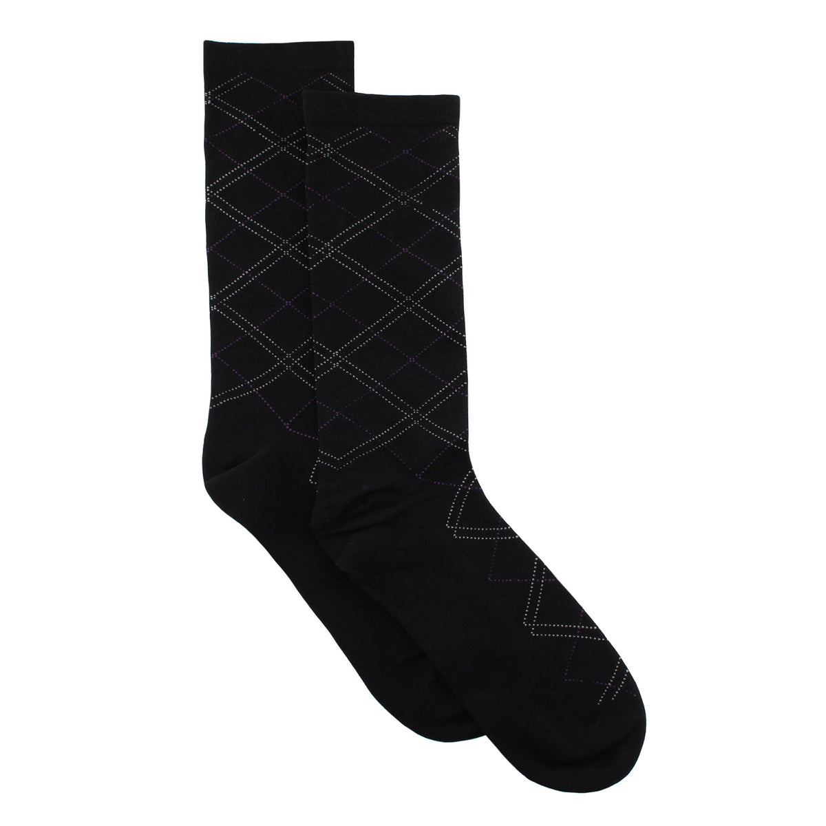 Chaussettes, motif losanges