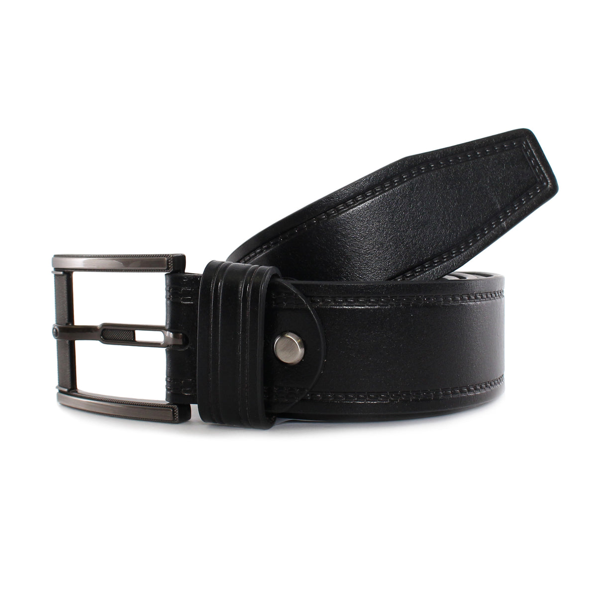 Ceinture en cuir bosselé