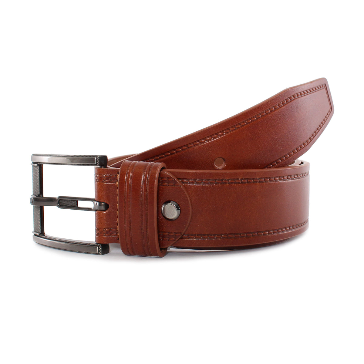 Ceinture en cuir bosselé