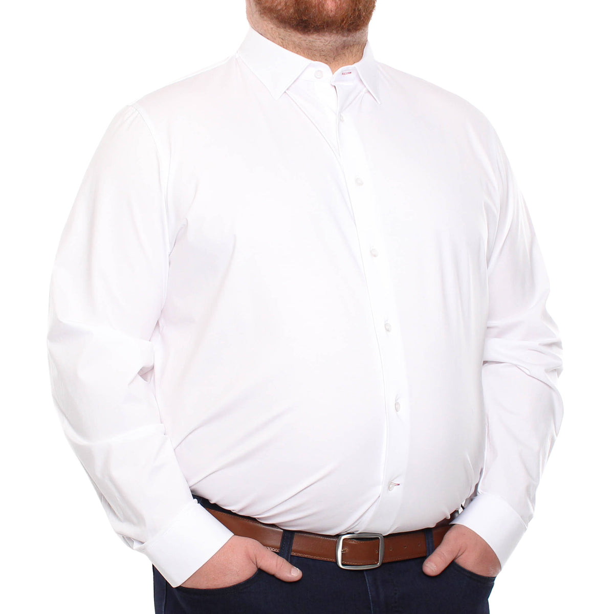 Chemise habillée extensible