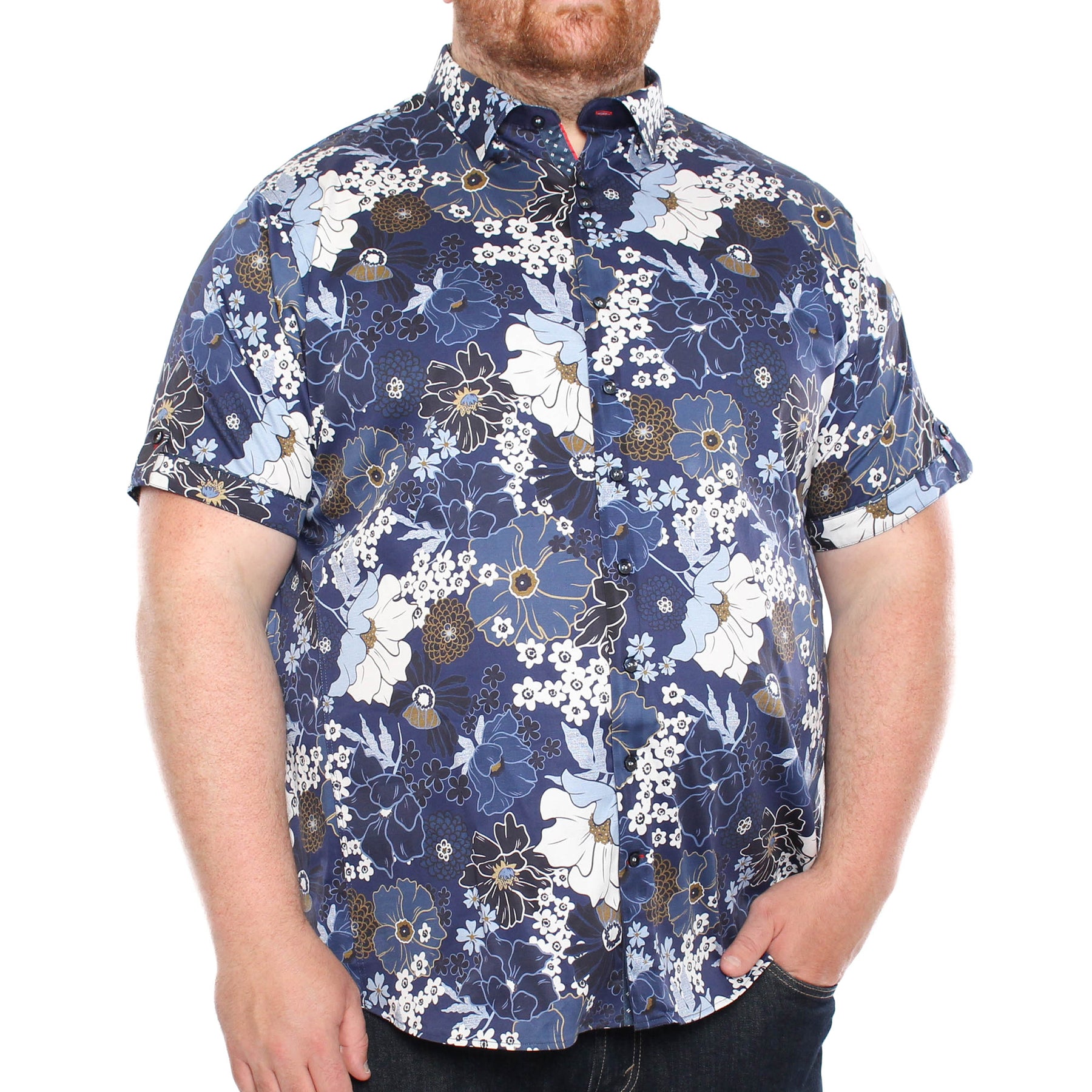 Chemise, motif floral