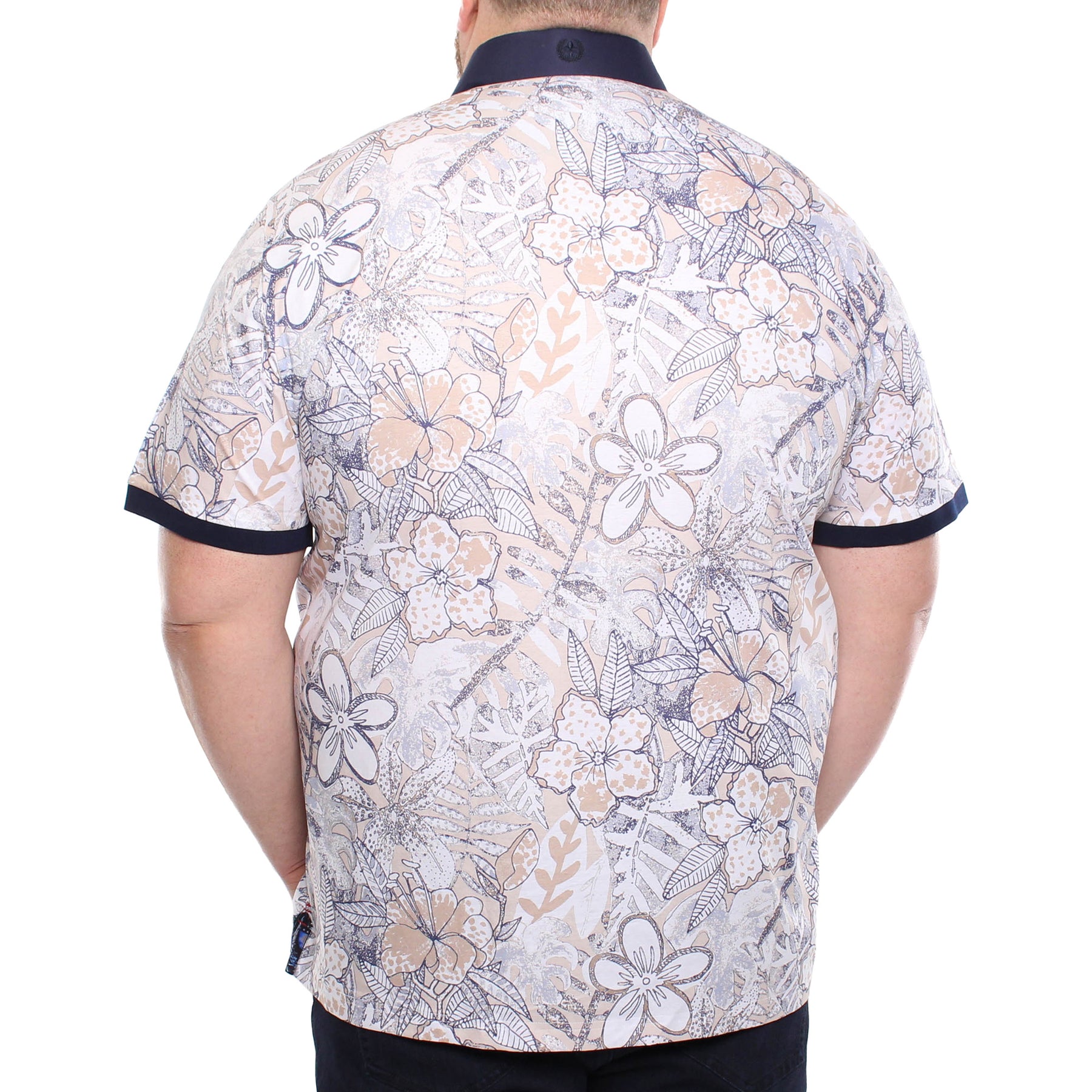 Polo, motif floral