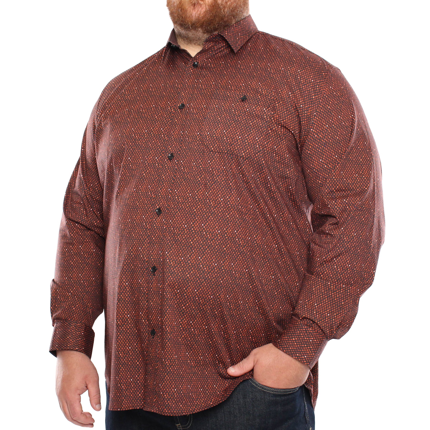 Chemise, motif losanges