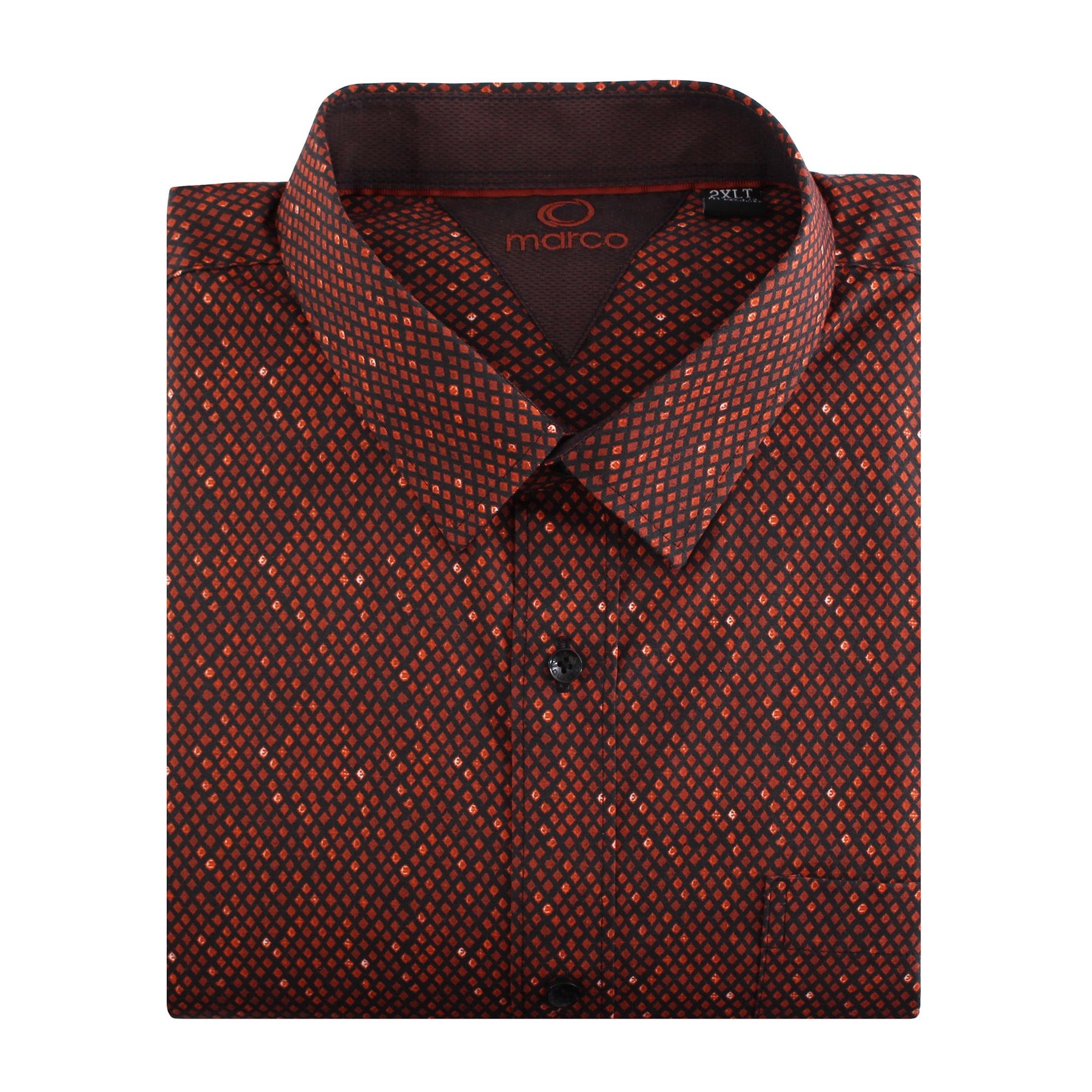 Chemise, motif losanges