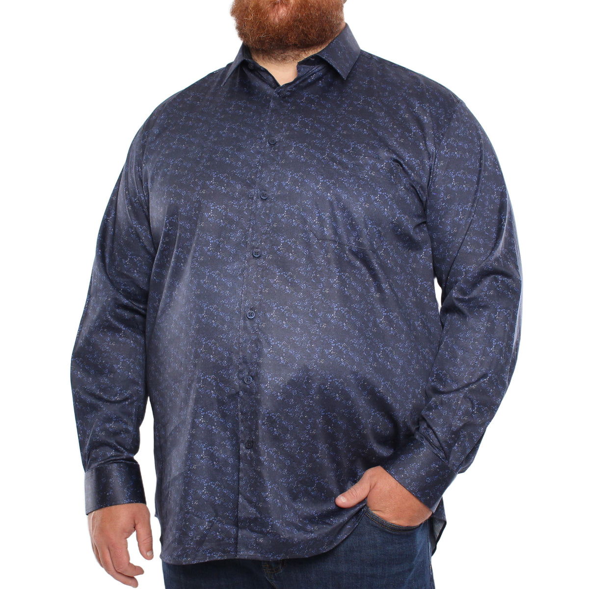 Chemise, motif abstrait