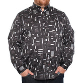 Chemise, motif géométrique