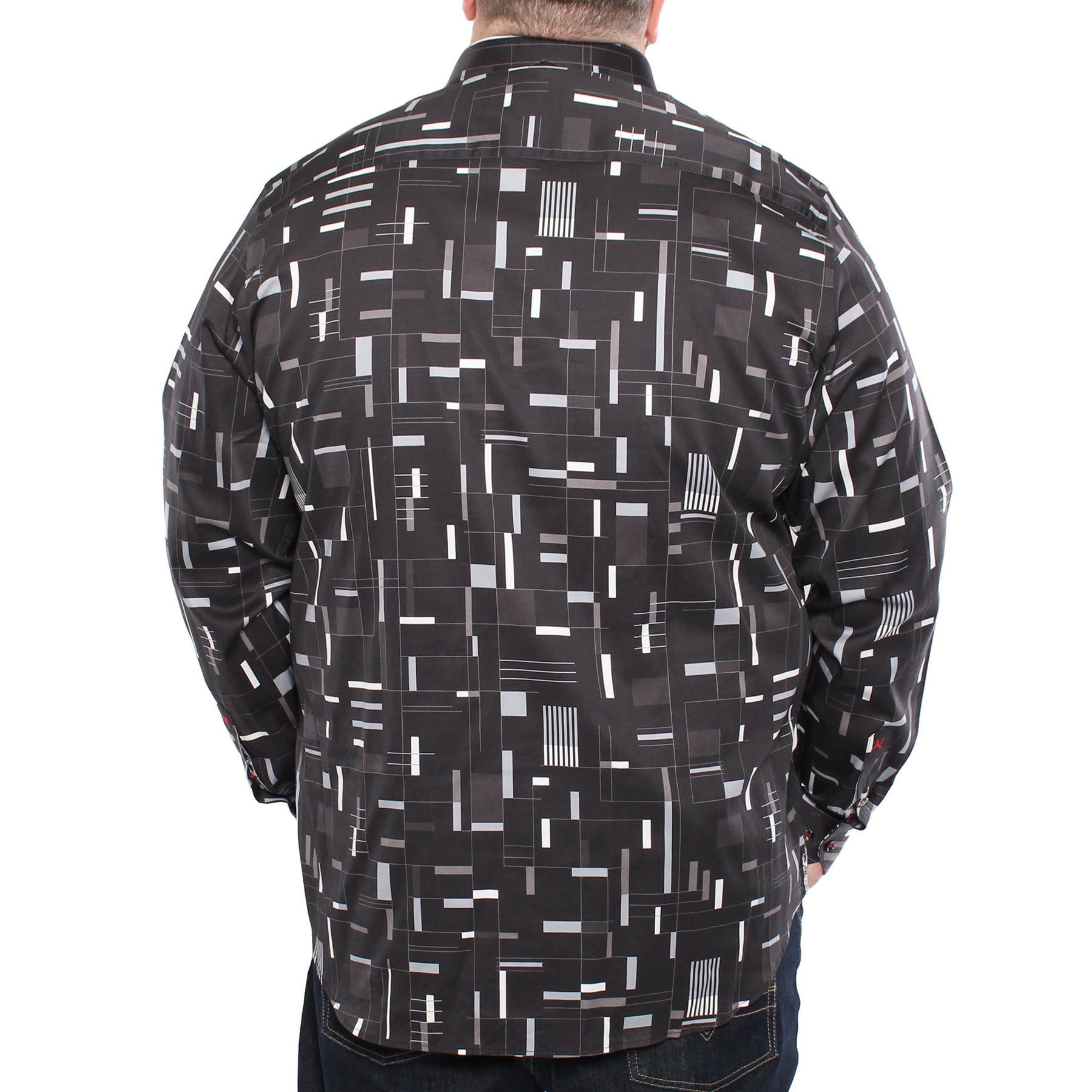 Chemise, motif géométrique