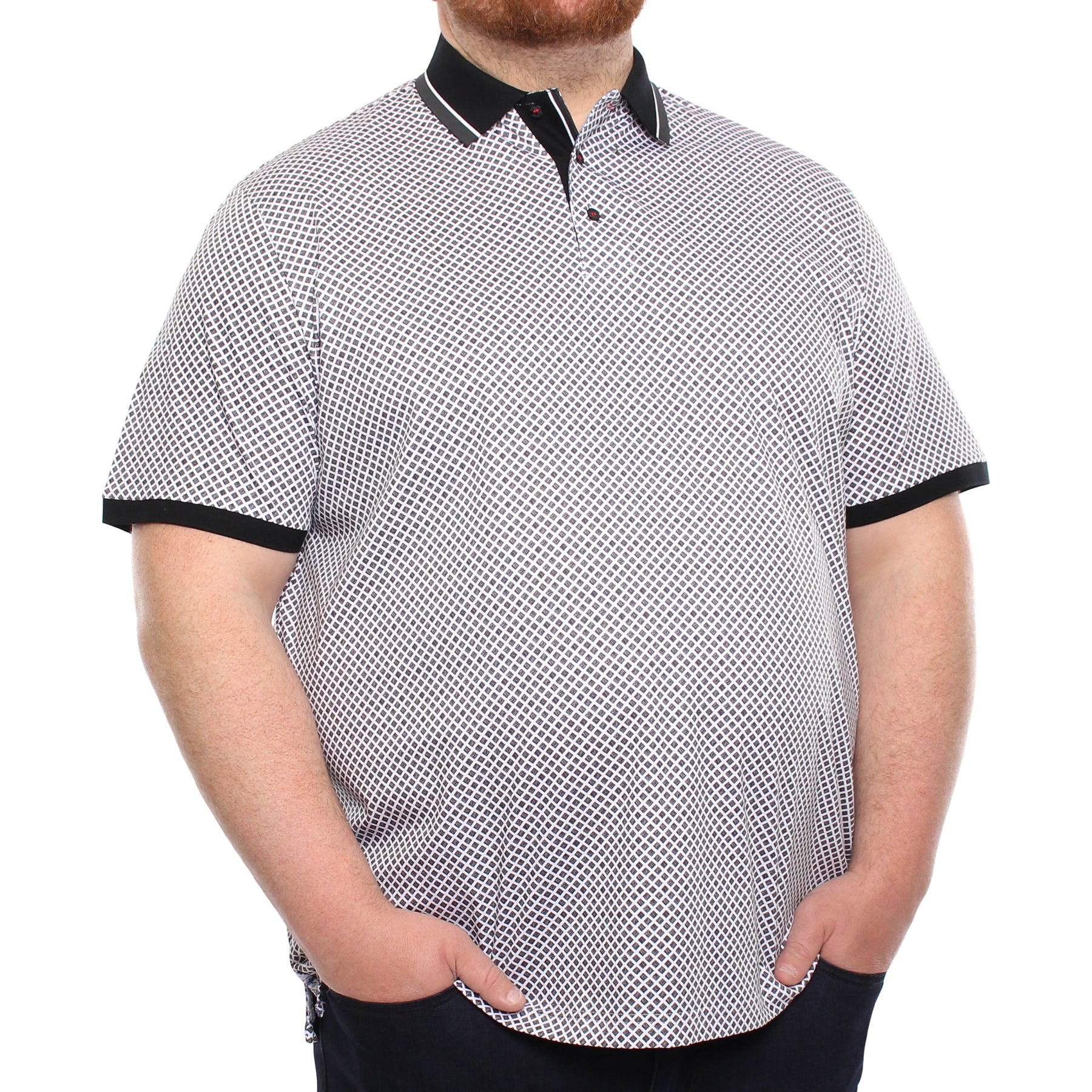Polo, motif géométrique