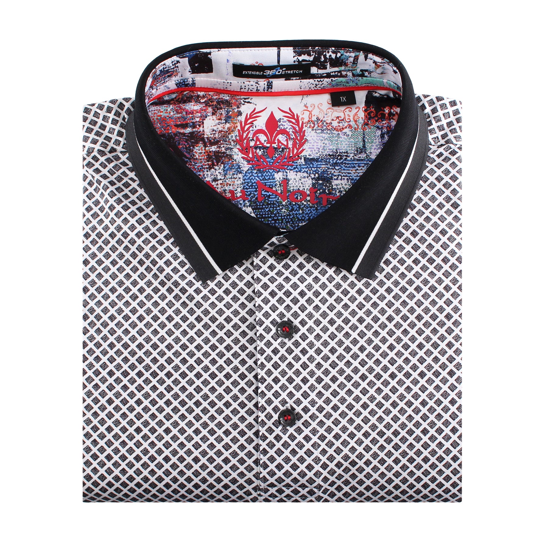 Polo, motif géométrique