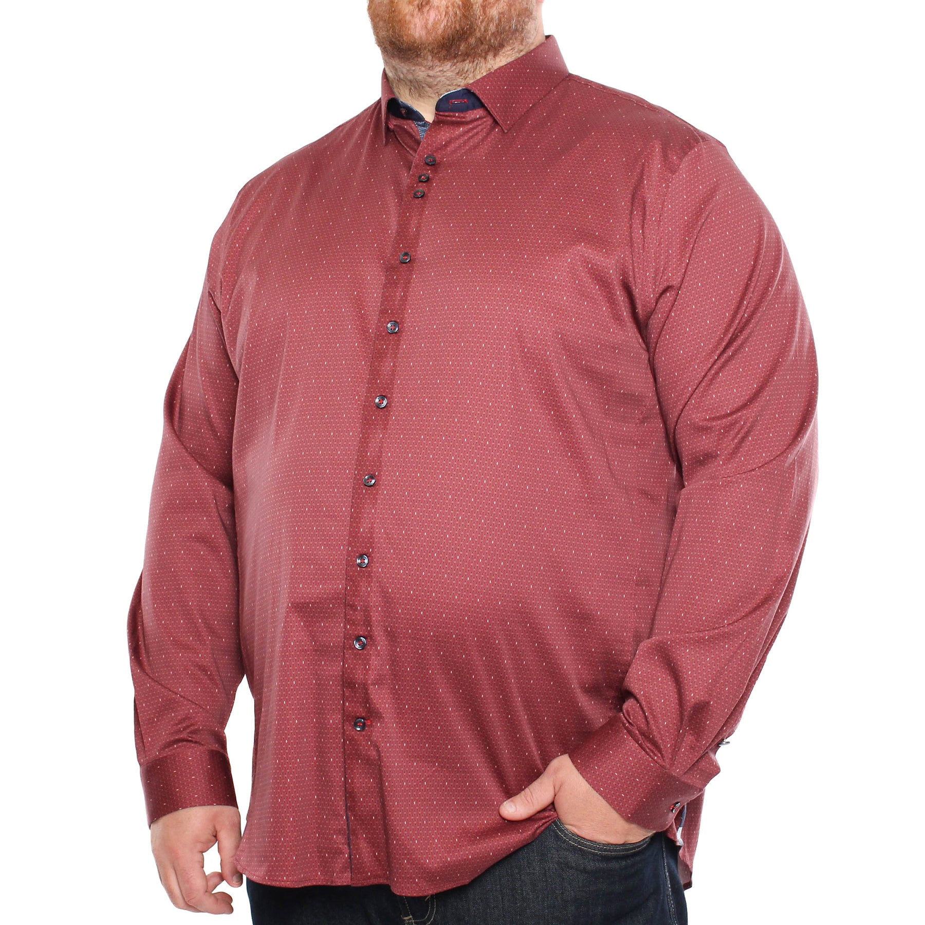 Chemise, motif géométrique