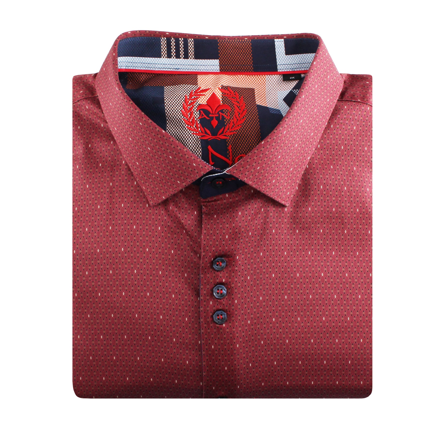 Chemise, motif géométrique