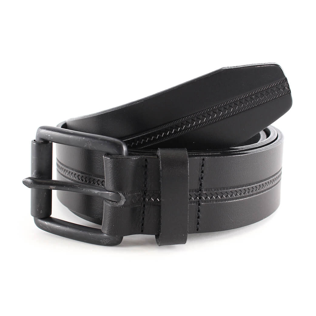 Embossed Leather Belt