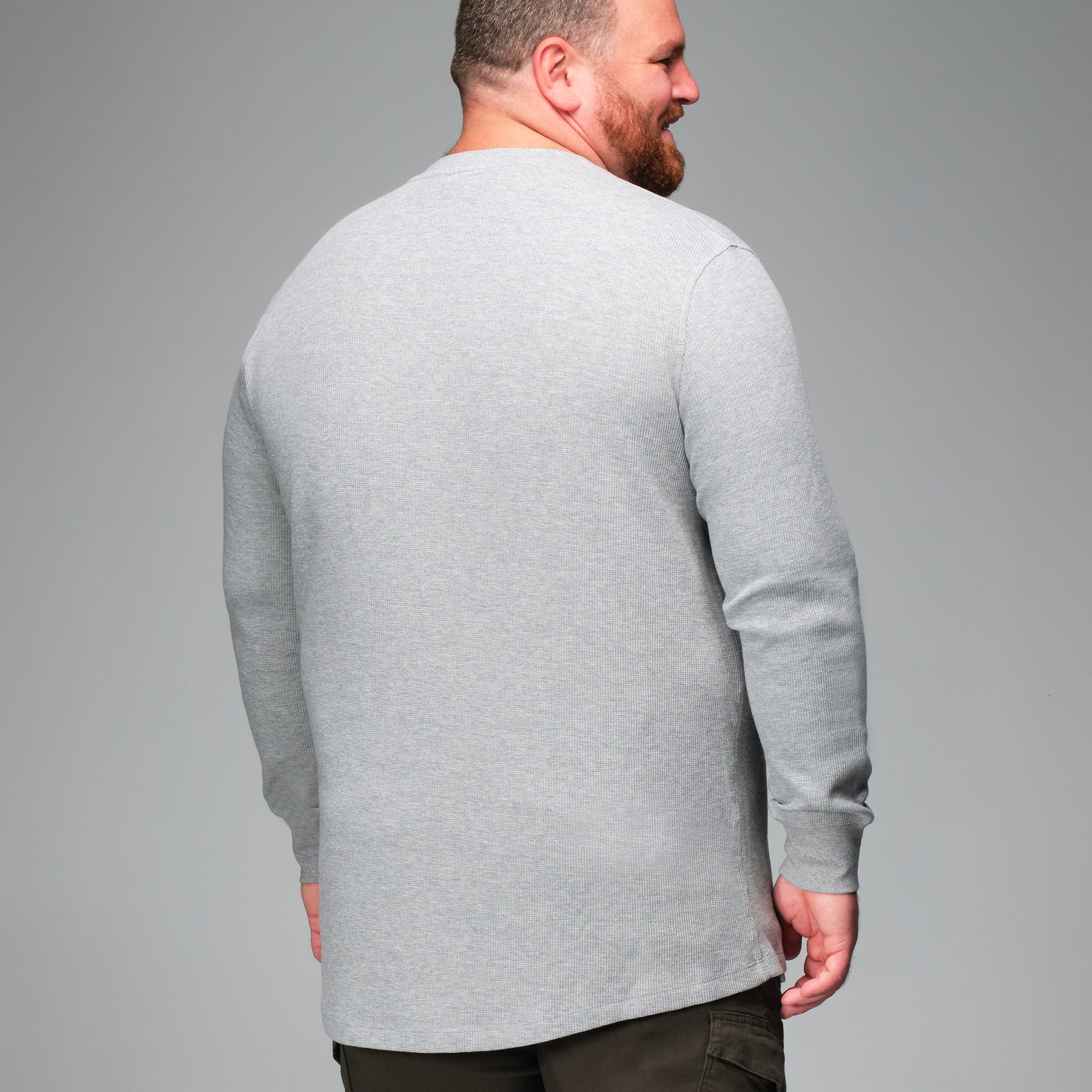 Chandail Henley gaufré