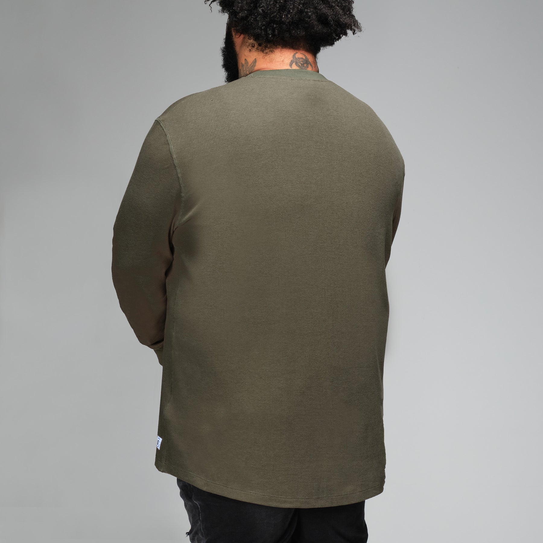Chandail Henley gaufré