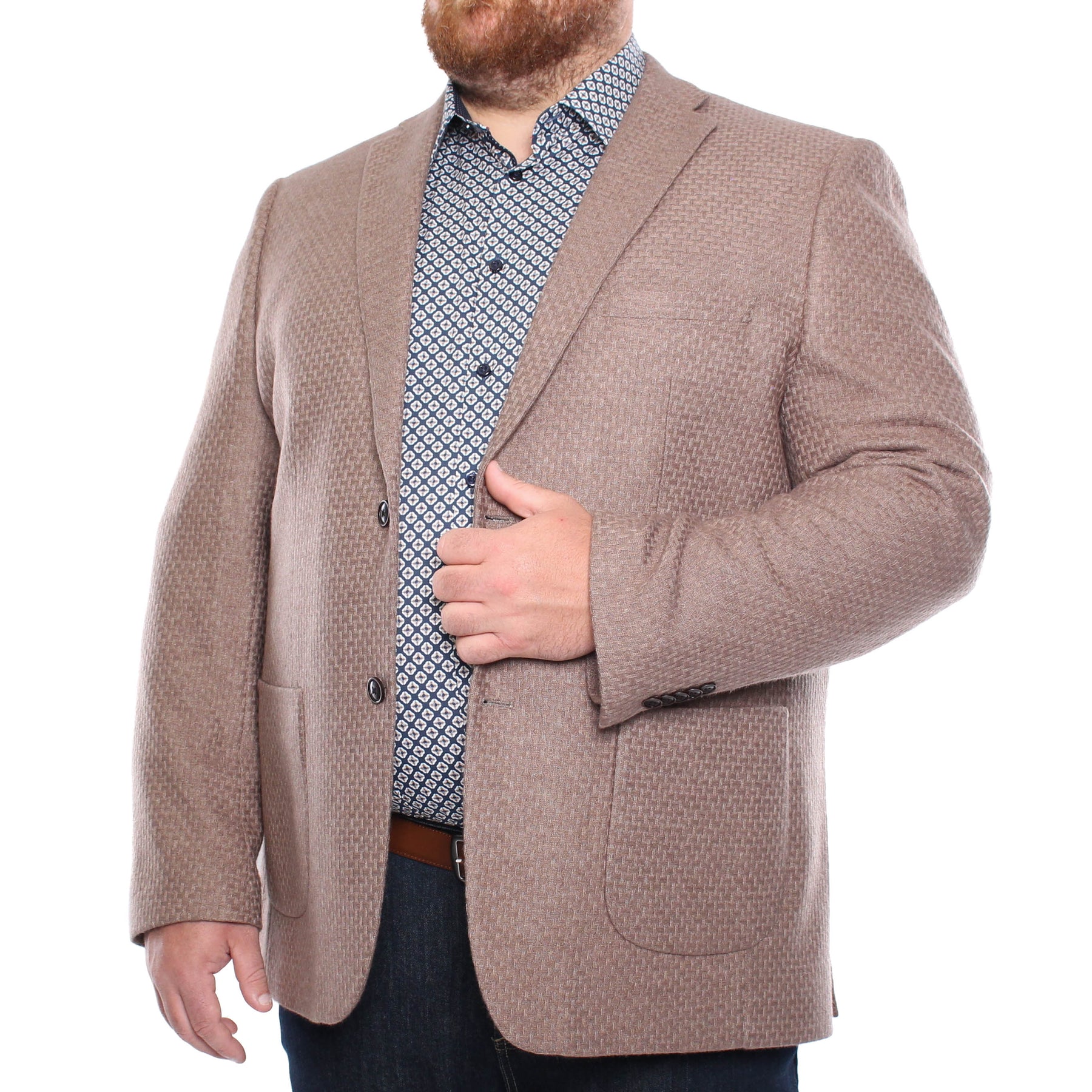 Veston en tricot texturé