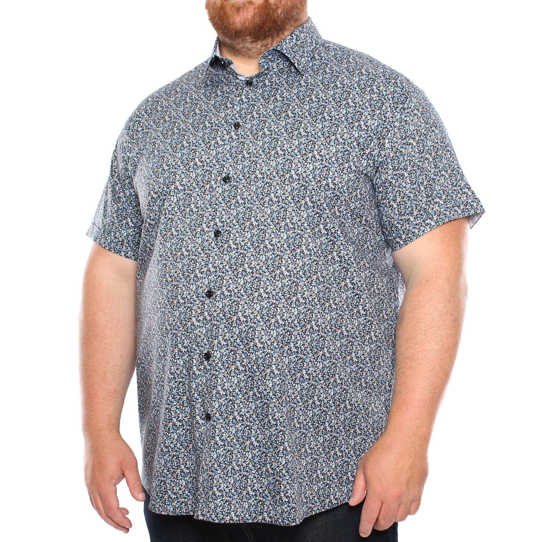 Chemise, motif floral