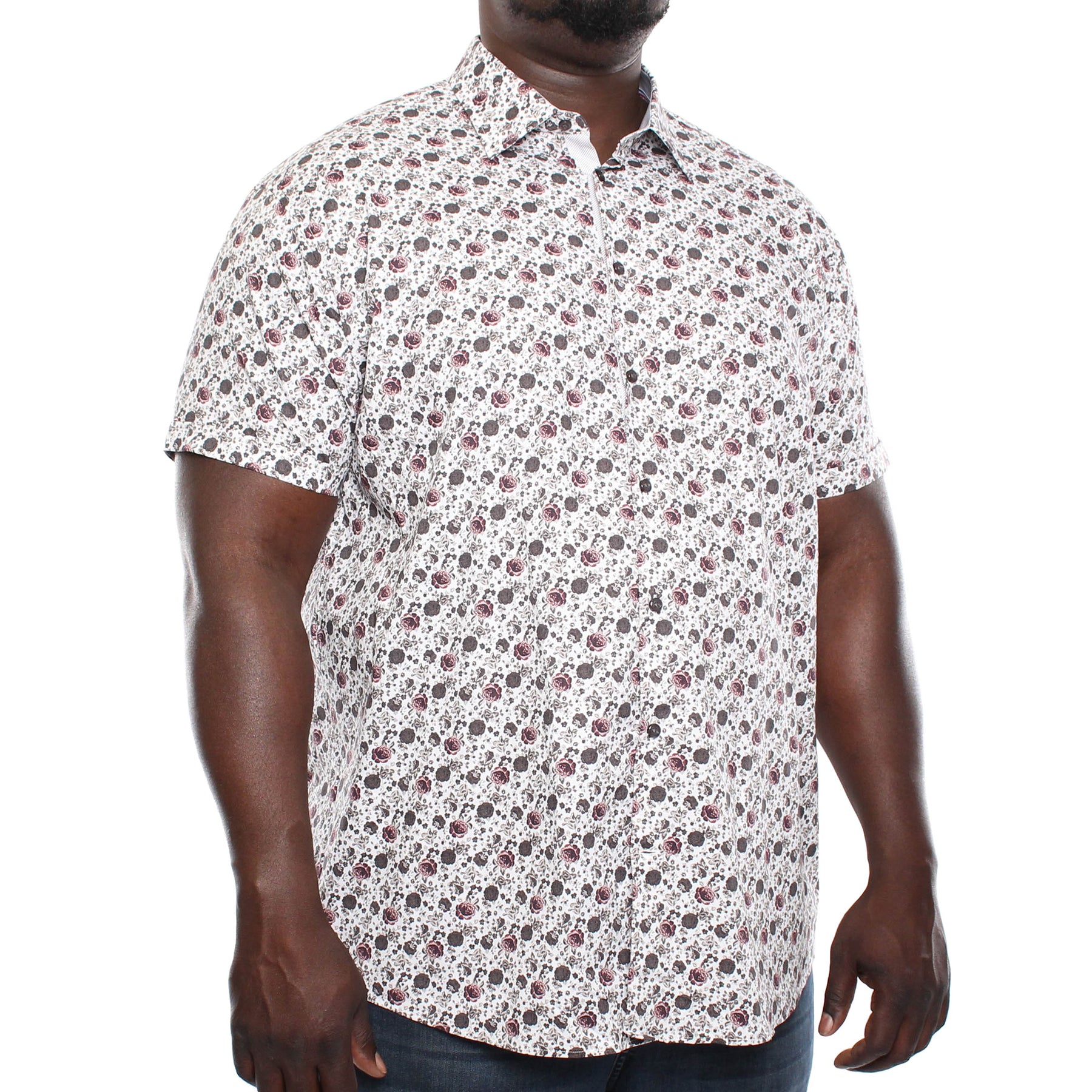 Chemise, motif floral