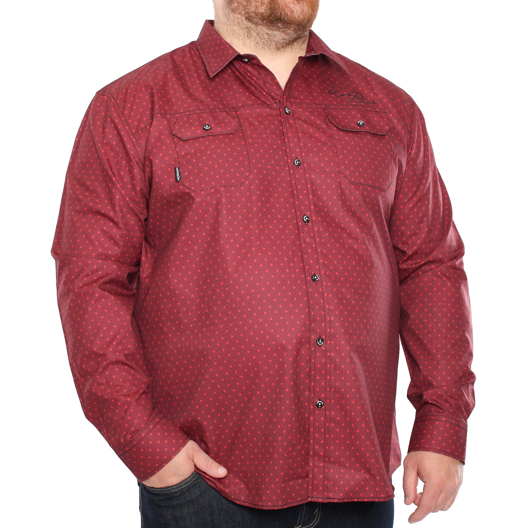 Chemise à pois