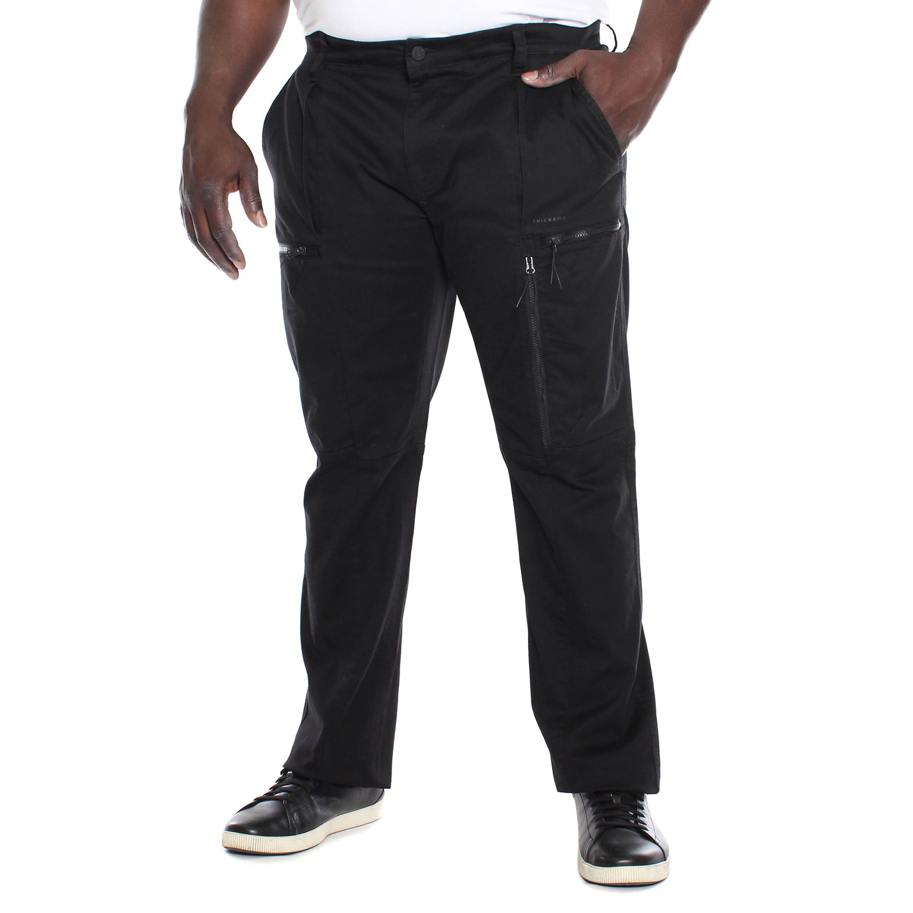 Pantalon cargo avec zip