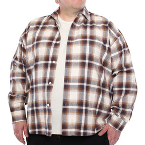 Boxy Flanel Overshirt