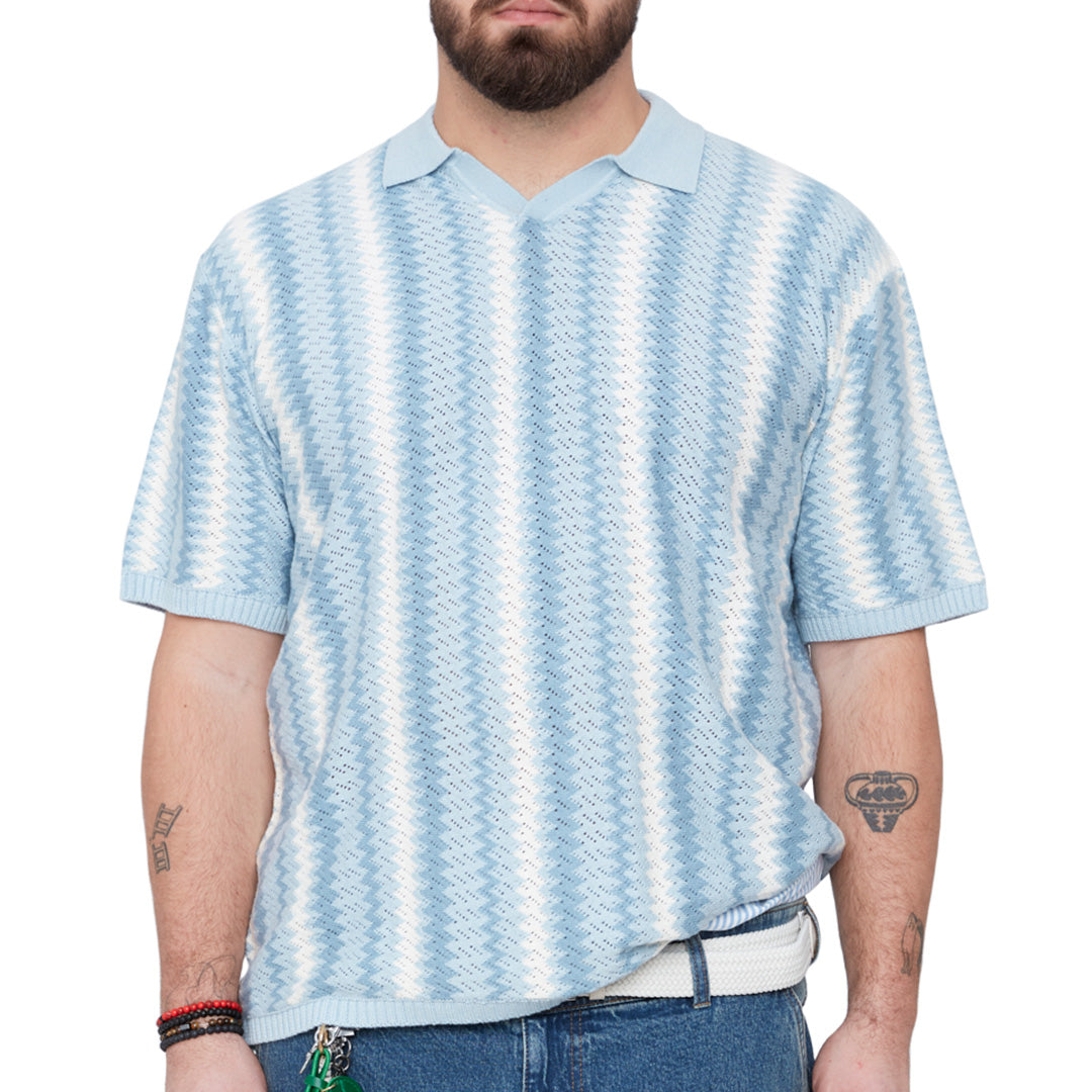 Sweater Knit Polo