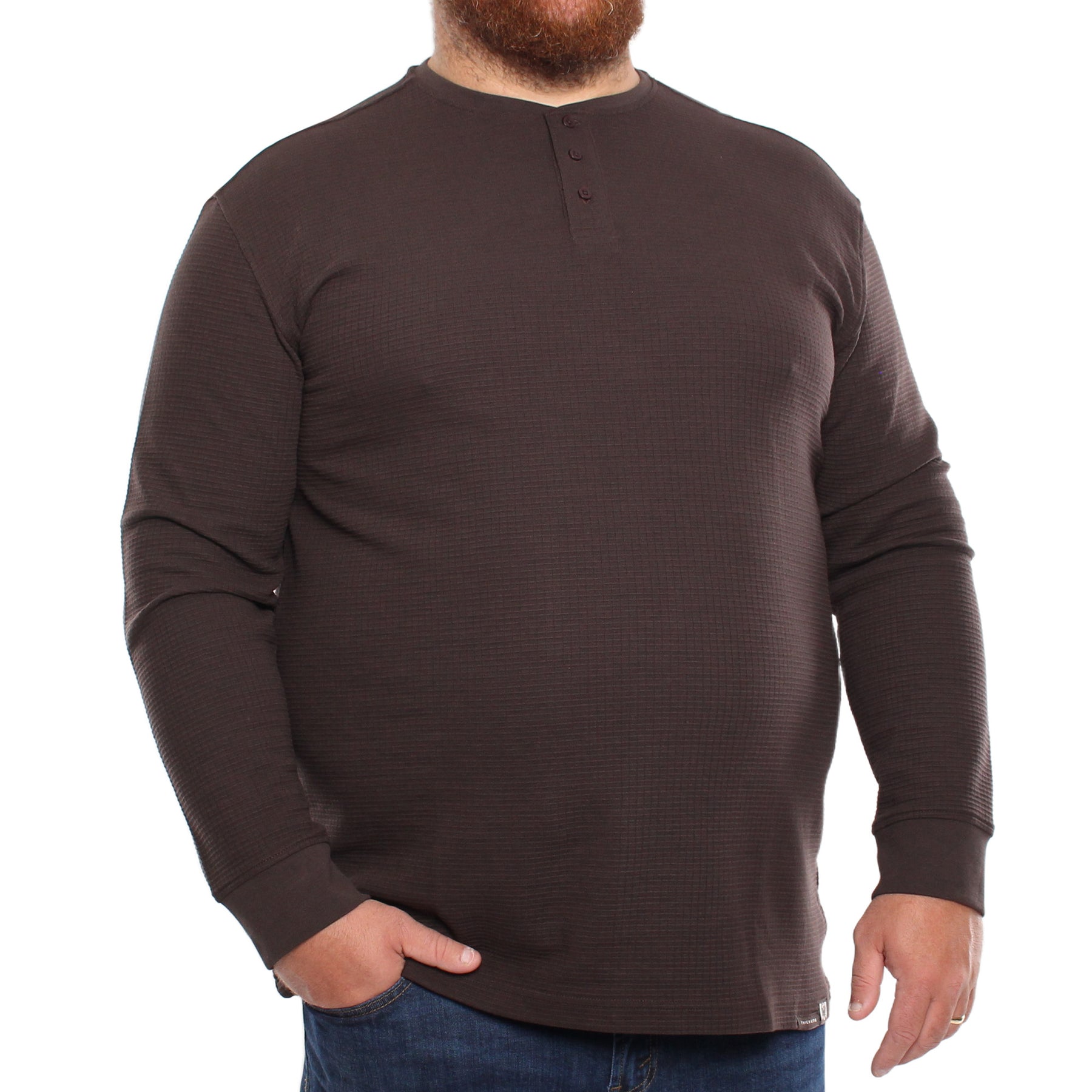 Textured Knit Henley