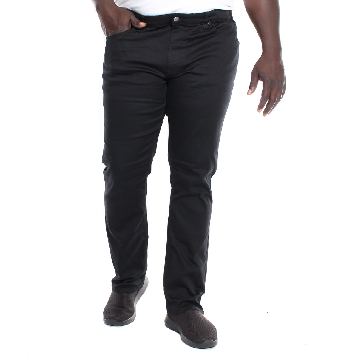 Pantalon extensible, taille régulière