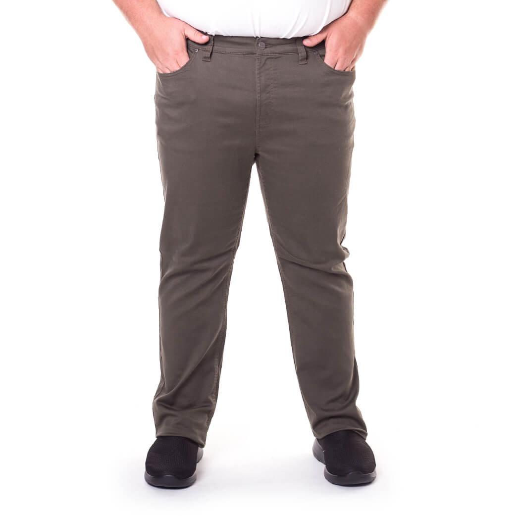 Pantalon extensible, taille régulièr