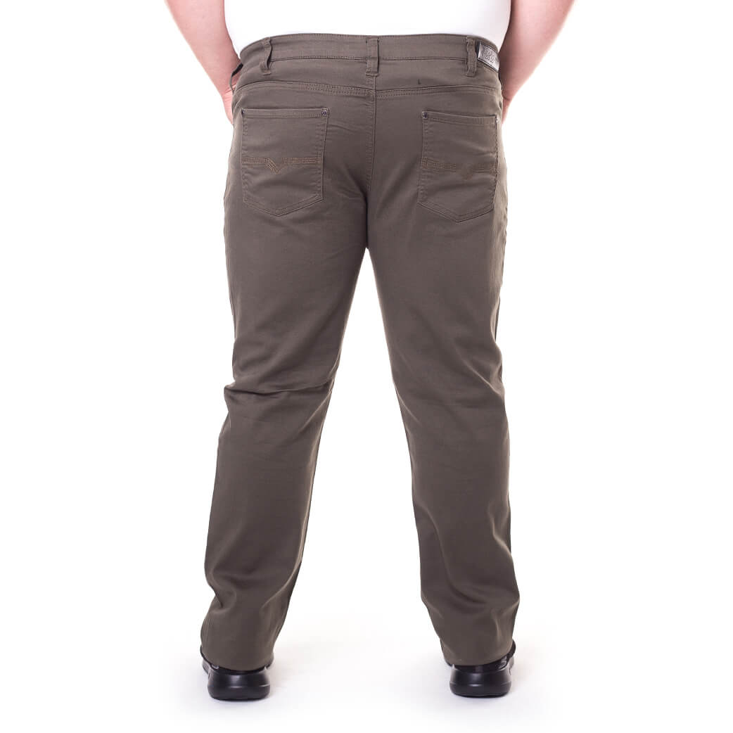 Pantalon extensible, taille régulière