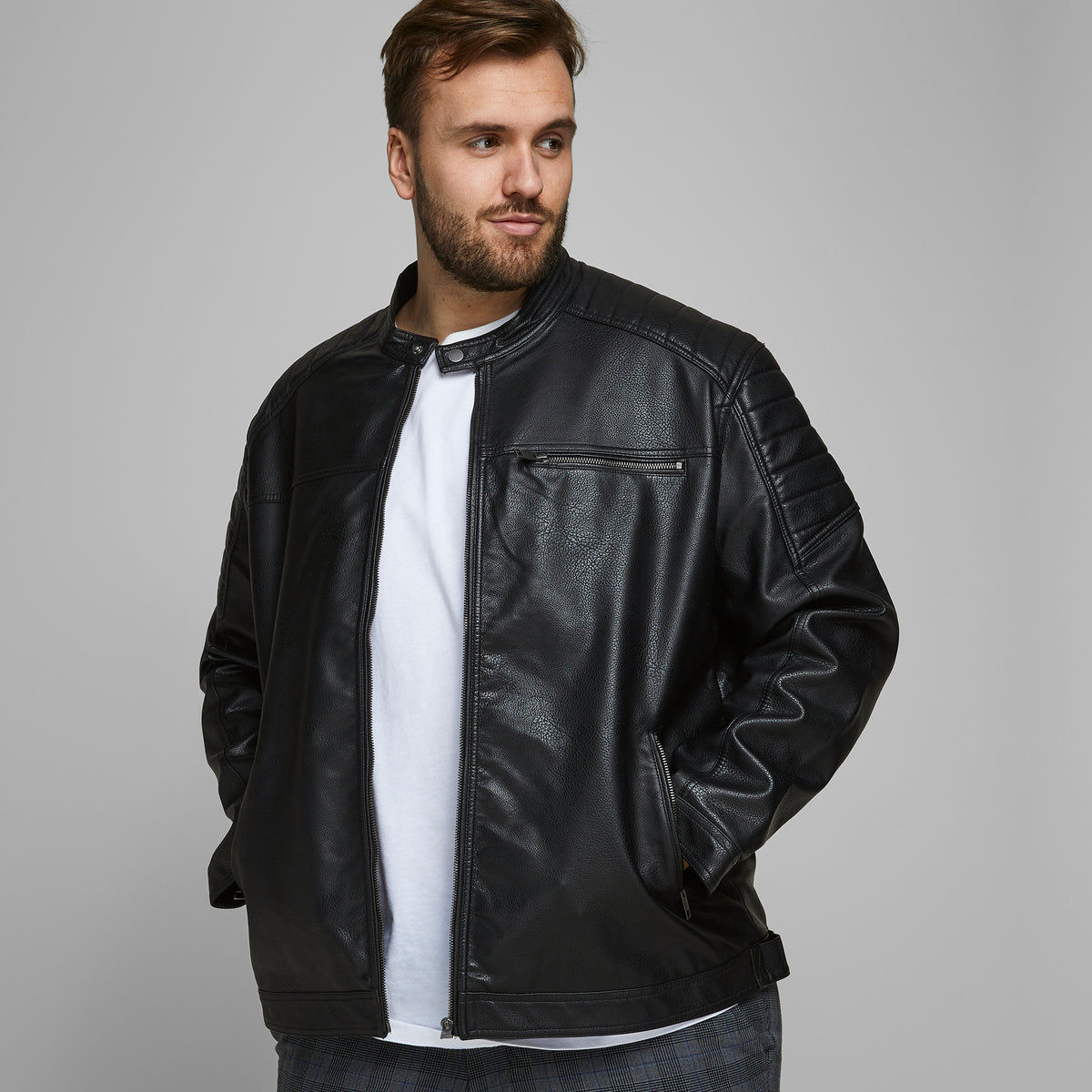 Vegan Leather Jacket