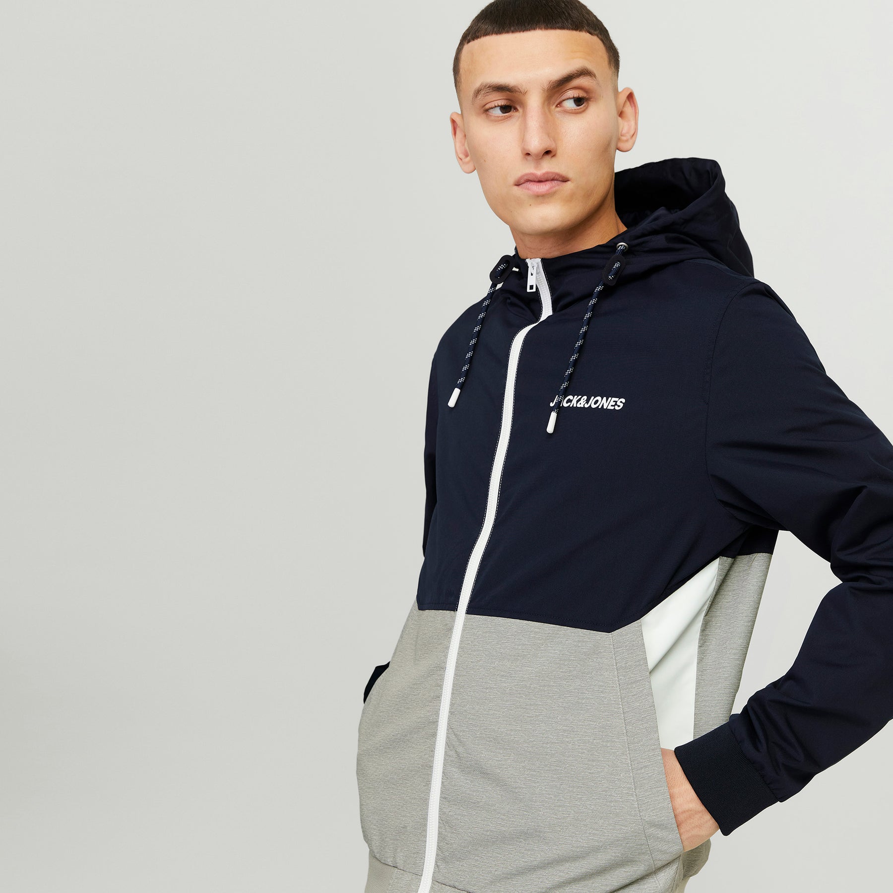 Manteau ''colorblock''