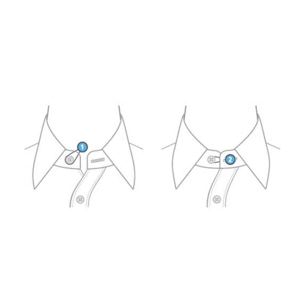 Collar extension buttons Collar extension buttons