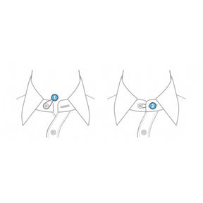 Collar extension buttons Collar extension buttons