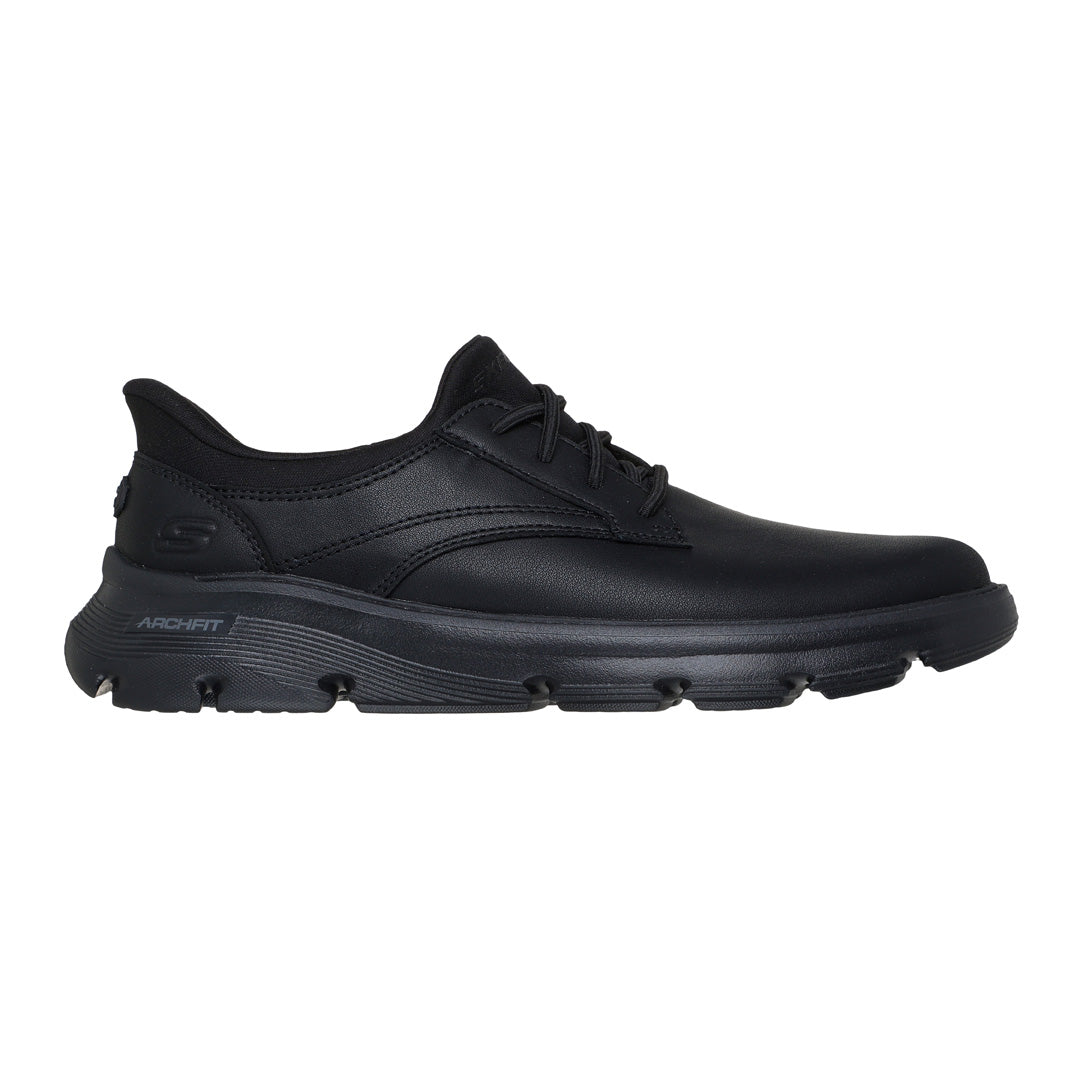 Souliers en cuir faciles à enfiler