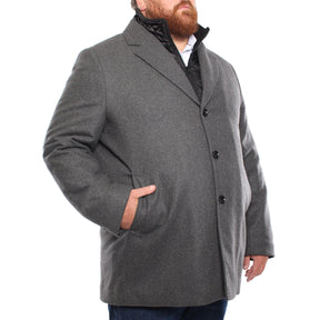 Wool Coat with Fooler