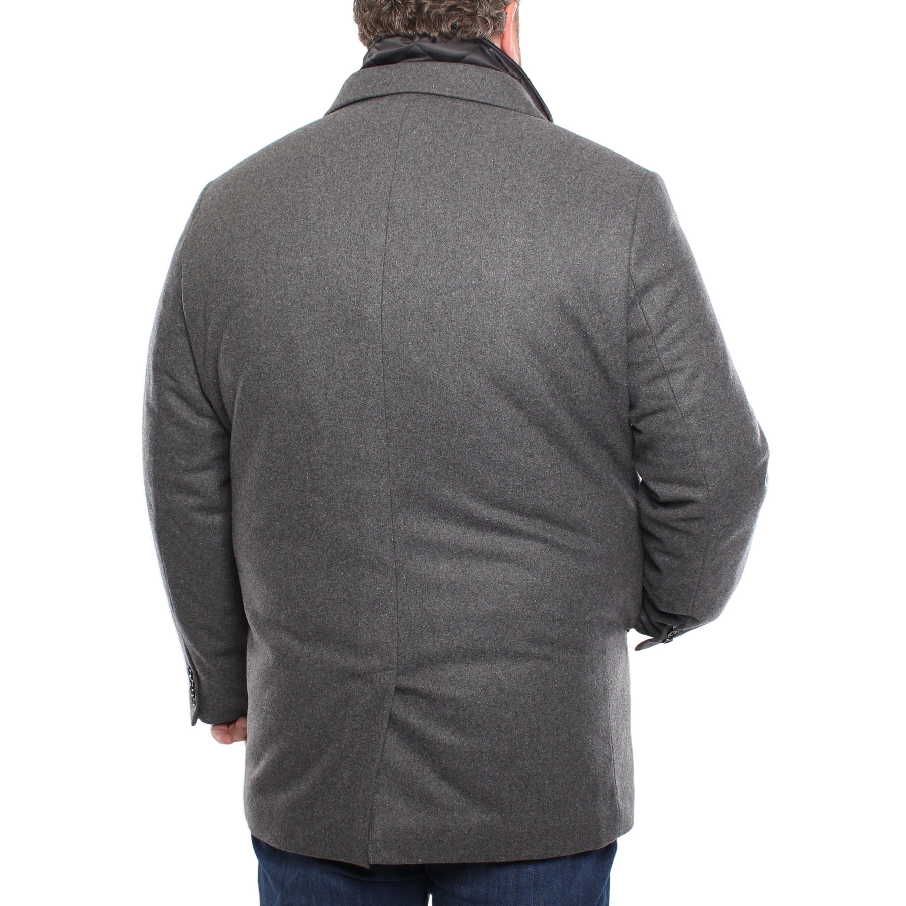 Wool Coat with Fooler