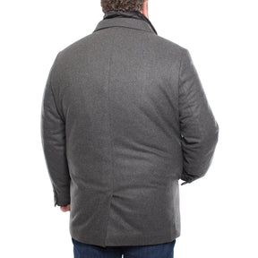Wool Coat with Fooler