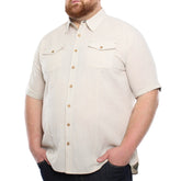 Chemise effet lin