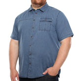 Chemise effet denim