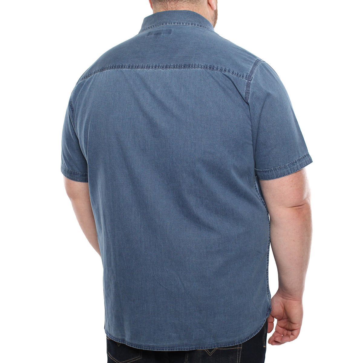 Chemise effet denim
